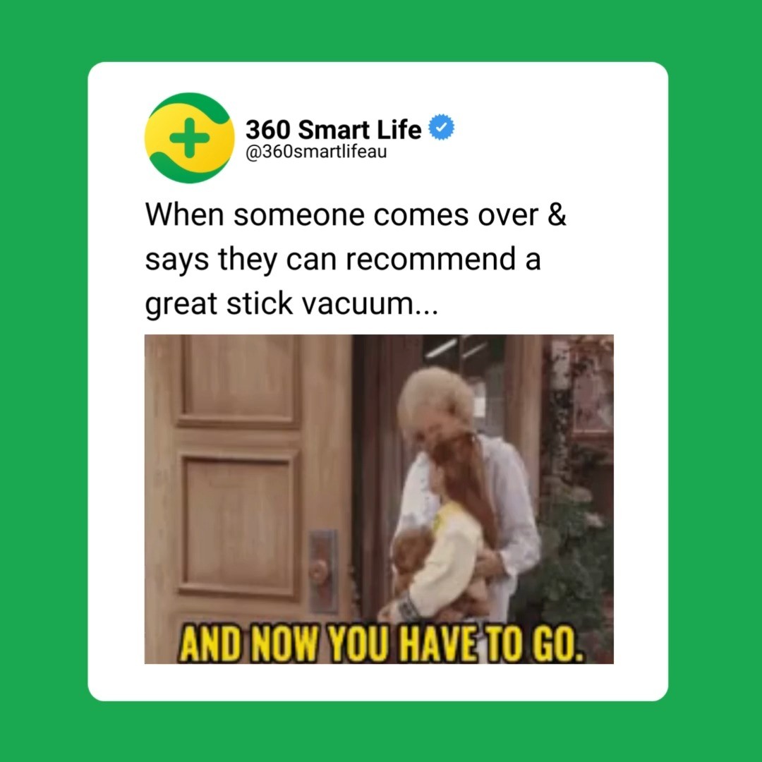 Stick Vacuums? Ew who is she... 